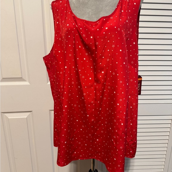 Faded Glory Patriotic Star pattern tank top size 4X - Picture 5 of 6